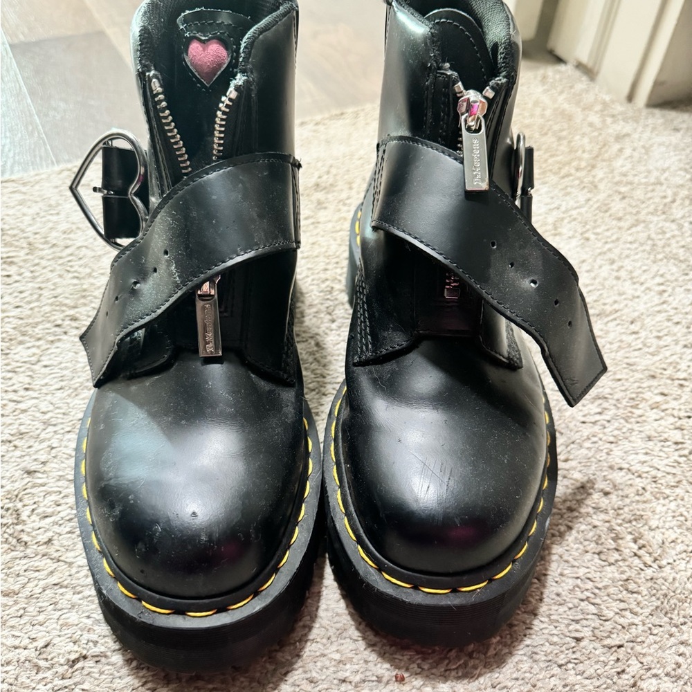 Dr marten x lazy oaf buckle boot